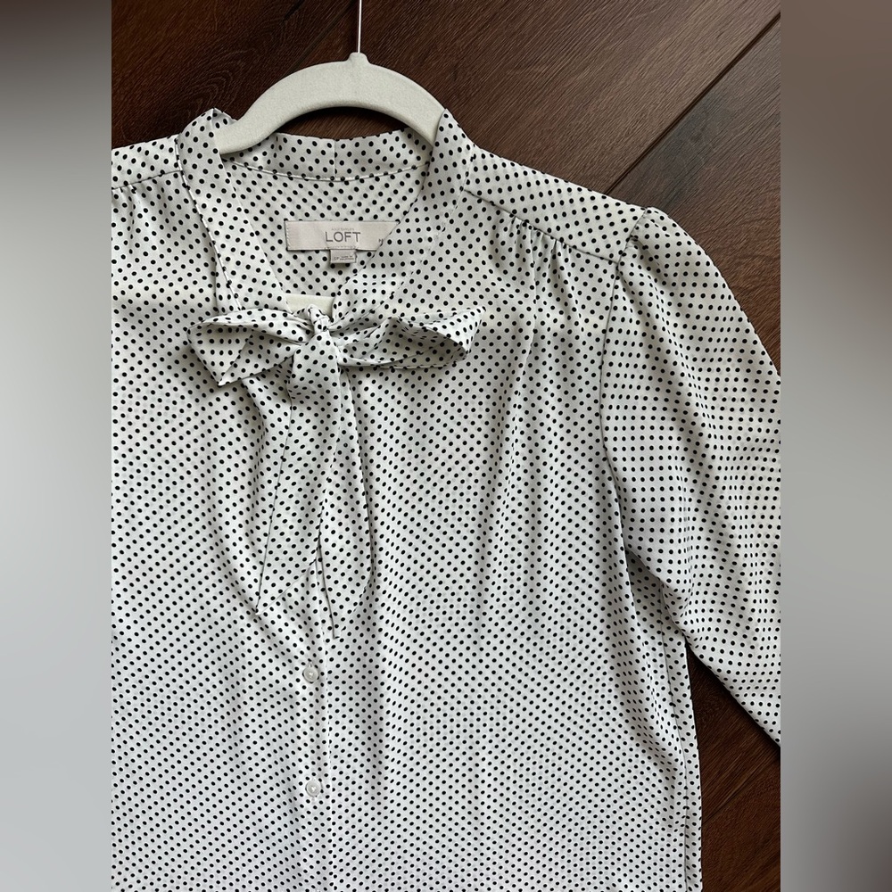 Polka dot blouse